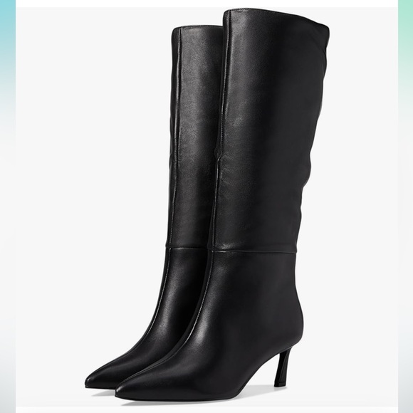Steve Madden Shoes - NEW $170 Steve Madden Laban Black knee high heel boot women size 5.5, 11